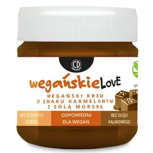 Krem Karmel z Solą Morską &quot;wegaŃskielove&quot; CD, 200g - Pasty warzywne - miniaturka - grafika 1