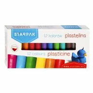 Masy plastyczne - Starpak Plastelina 12 kolorów  pudełko 1/40 - miniaturka - grafika 1