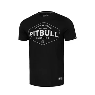Pit Bull T-Shirt Koszulka PitBull CO. Black - Koszulki sportowe męskie - miniaturka - grafika 1