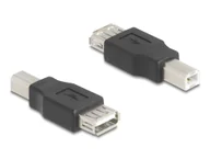 Adaptery i przejściówki - DeLOCK 67199 zmieniacz płci / kabli USB Type-B USB Type-A Czarny - miniaturka - grafika 1