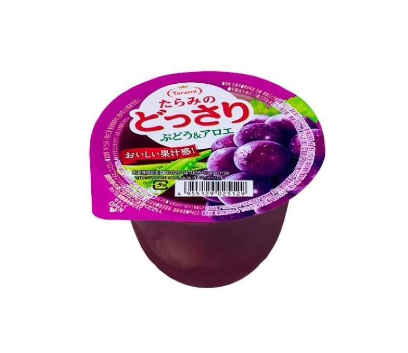 DOSSARI JELLY GRAPE & ALOE - SOCZYSTA GALARETKA WINOGRONOWA Z ALOESEM, TARAMI 230g