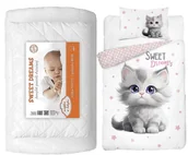 Pościel dla dzieci - Komplet pościeli 100x135 do łóżeczka 4el z kołdrą i poduszką wyprawka - miniaturka - grafika 1