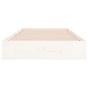 Lumarko Rama łóżka, biała, lite drewno, 90 x 200 cm - Łóżka - miniaturka - grafika 6