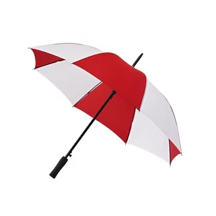 Automatyczna parasolka w kolorze biało-czerwonym - Parasole - miniaturka - grafika 1
