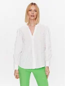 Koszule damskie - Tommy Hilfiger Koszula WW0WW38007 Biały Regular Fit - miniaturka - grafika 1