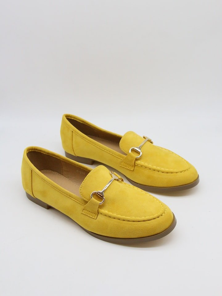 Bellucci Mokasyny w kolorze żółtym