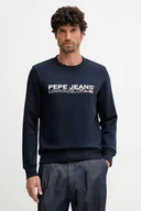 Bluzy męskie - Pepe Jeans bluza męska kolor granatowy z nadrukiem PM5800029 - miniaturka - grafika 1