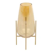 Świeczniki - Lampion / Świecznik Gold 12,2 x 12,2 x 25,8 cm MY HOME - miniaturka - grafika 1