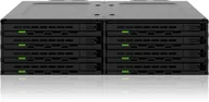 Obudowy i kieszenie na dyski twarde - IcyDock 8x2.5" SATA/SAS in 1x5.25"m bay mobile rack MB038SP-B - miniaturka - grafika 1
