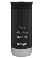 Kubki termiczne - Kubek termiczny z grawerem Contigo Huron 2.0 470ml - Czarny - miniaturka - grafika 1