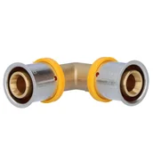 Akcesoria hydrauliczne - Kolano 90 mosiężne ultraPRESS - 20 - miniaturka - grafika 1