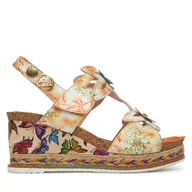 Sandały damskie - Sandały Laura Vita Hacdeo 21 Pomarańczowy - miniaturka - grafika 1