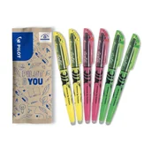 Zakreślacze - Zestaw 6x zakreślacz wymazywalny PILOT Frixion mix kolorów - miniaturka - grafika 1