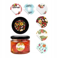 Pojemniki kuchenne - 10 szt naklejki etykiety na słoiki miód przetwory - miniaturka - grafika 1