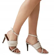 Sandały damskie - Reiss Damskie Sandałki na Szpilce 40 3l3g10* - miniaturka - grafika 1