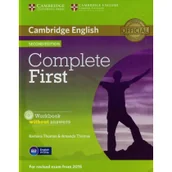 Książki do nauki języka angielskiego - Complete First Workbook without answers z płytą CD - Thomas Barbara, Thomas Amanda - miniaturka - grafika 1