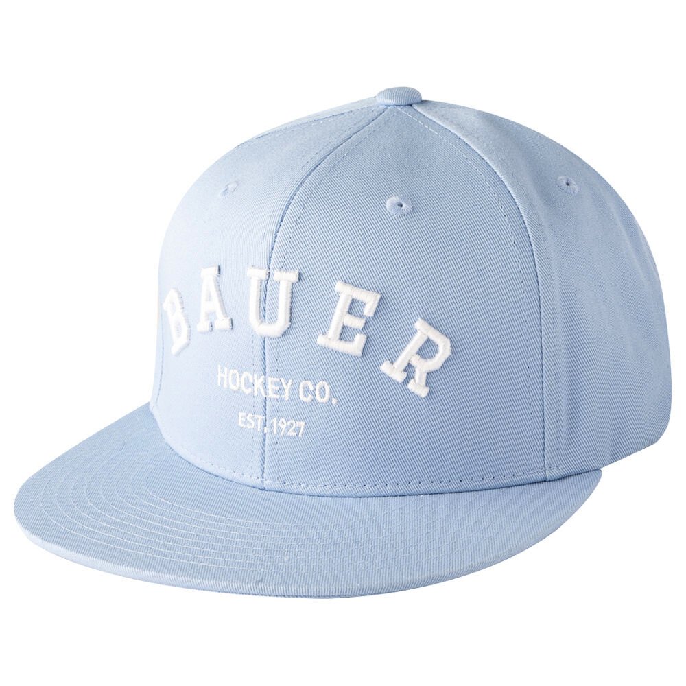 Męska czapka z daszkiem Bauer Flat Brim Snapback Blue