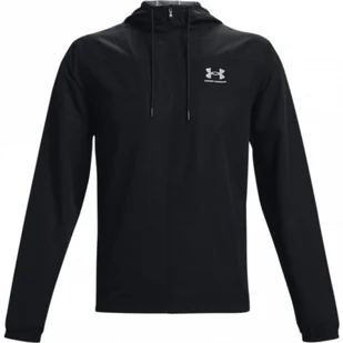 Męska kurtka treningowa Under Armour UA Sportstyle Windbreaker -czarna - Kurtki męskie - miniaturka - grafika 1