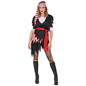 Sukienki i spódniczki dla dziewczynek - Widmann Widmann 39181 - kostium dla dorosłych piratka, sukienka, pasek, chusta na głowę, uroczysta, przebranie, impreza tematyczna, karnawał W3918-S - miniaturka - grafika 1