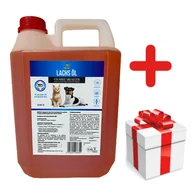 Suplementy i witaminy dla psów - LAB V Olej z łososia dla psów i kotów 5000ml + NIESPODZIANKA DLA KOTA GRATIS! - miniaturka - grafika 1