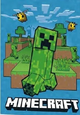 Zeszyt A5 16 kartek w kratkę z marginesem Minecraft 10szt ASTRA