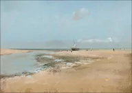 Plakaty - Galeria Plakatu, Beach at Low Tide, Edgar Degas, 29,7x21 cm - miniaturka - grafika 1