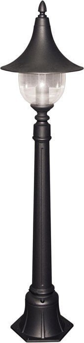 Lumes Czarna klasyczna stojąca lampa ogrodowa słupek - S314-Namza