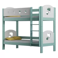 Łóżka dla dzieci i młodzieży - Łóżko piętrowe FINEZJA 160x80 - miniaturka - grafika 1