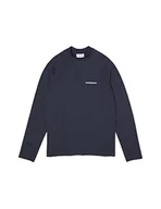 Koszulki męskie - Lacoste Męska koszulka z długim rękawem Slim Fit, Niebieska noc, L - miniaturka - grafika 1