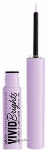 NYX Professional Makeup - VIVID BRIGHTS - MATTE LIQUID EYELINER - Matowy tusz do kresek z pędzelkiem - 2 ml - 07 - LILAC LINK - Eyelinery - miniaturka - grafika 1