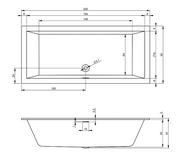 Wanny - Riho Rethink Cubic Plug&Play Wanna prostokątna narożna 200x90 cm prawa biała B110011005  - odbiór osobisty: Kraków, Warszawa - miniaturka - grafika 1