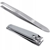 Zestawy do manicure i pedicure - Zestaw Do Manicure Obcinacz Pęseta Brwi Paznokci - miniaturka - grafika 1