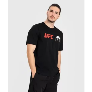 UFC Venum T-Shirt Koszulka Classic Black/Red - Koszulki sportowe męskie - miniaturka - grafika 1