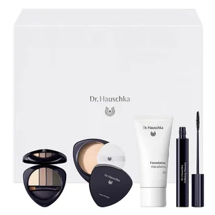 Dr. Hauschka Every Day Beauty zestaw paleta cieni do powiek i brwi 5.3g + podkład do twarzy 30ml + transparentny puder sypki 12g + tusz do rzęs 6ml - Zestawy kosmetyków damskich - miniaturka - grafika 1