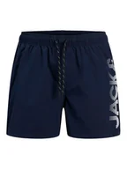 Kąpielówki męskie - Jack&Jones Szorty kąpielowe Maui 12275129 Granatowy Regular Fit - miniaturka - grafika 1