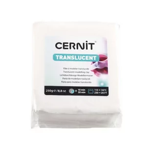 Modelina Cernit Transparentna Biała 250g - Masy plastyczne - miniaturka - grafika 1