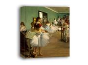Obrazy i zdjęcia na płótnie - The Dance Class, Edgar Degas - obraz na płótnie Wymiar do wyboru: 60x60 cm - miniaturka - grafika 1