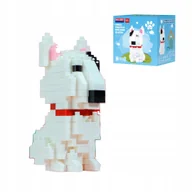 Klocki - Piesek Mini Bulterier, Klocki Konstrukcyjne 166El. - miniaturka - grafika 1