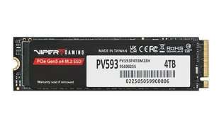Patriot 4TB VIPER PV593 M.2 2280 PCIe Gen5 x4 PV593P4TBM28H - Dyski SSD - miniaturka - grafika 1