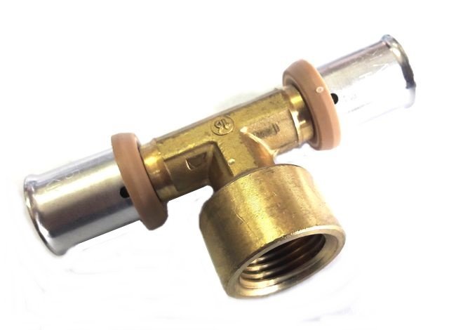 SANHA 3fit PEX Trójnik nakrętny 26x1/2x26 GW szczęka TH sx072 / SANHA