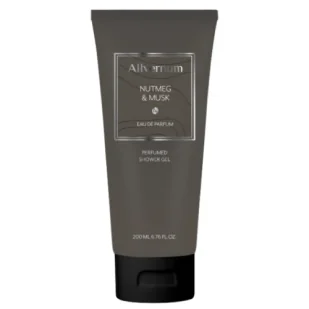 Allvernum Żel pod prysznic perfumowany Nutmeg & Musk, 200 ml - Kosmetyki do kąpieli - miniaturka - grafika 1