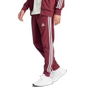 adidas Męskie spodnie dresowe Essentials French Terry Tapered Cuff 3 paski - Spodenki męskie - miniaturka - grafika 1