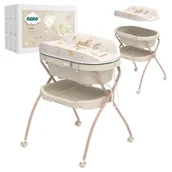 Wanienki dla dzieci - Neno Breza 2w1 Wanienka Dla Dzieci Ze Stelażem Wanna Do Kąpieli Niemowląt + Przewijak - miniaturka - grafika 1