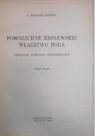 Religia i religioznawstwo - Powszechne królewskie władztwo Boga - miniaturka - grafika 1