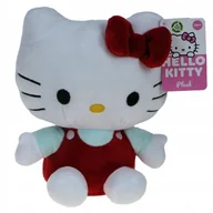 Maskotki i pluszaki - Hello Kitty and Friends - maskotka kotka Hello Kitty 23cm (990871) czerwona - miniaturka - grafika 1