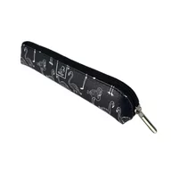 Piórniki - Etui saszetka piórnik mini FLAMINGI B&W - miniaturka - grafika 1