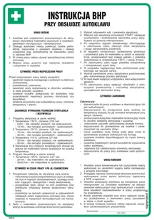 DD012 INSTRUKCJA BHP PRZY OBSŁUDZE AUTOKLAWU, FN - FOLIA SAMOPRZYLEPNA; (245X350MM) - Instrukcje stanowiskowe BHP - miniaturka - grafika 1