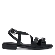 Sandały damskie - Sandały Tamaris 1-28119-46 Czarny - miniaturka - grafika 1