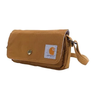 Carhartt Damska torba pozioma, do noszenia jako torba crossbody lub nerka ze zdejmowanym paskiem, Poziome crossbody (Carhartt Brown), Rozmiar Uniwersalny - Torebki damskie - miniaturka - grafika 1