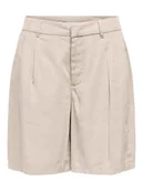 Spodenki damskie - ONLY Szorty w kolorze beżowym - miniaturka - grafika 1